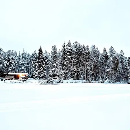 Lapland Northern Lights Cabin - Wooden Sauna روفانييمي