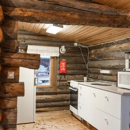 公寓 Lapland Northern Lights Cabin - Wooden Sauna